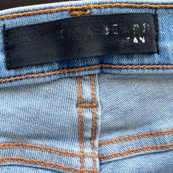 Veronica Beard Carolyn Baby Boot Raw Hem Cropped Jeans Size 26 Blue - Picture 8 of 8